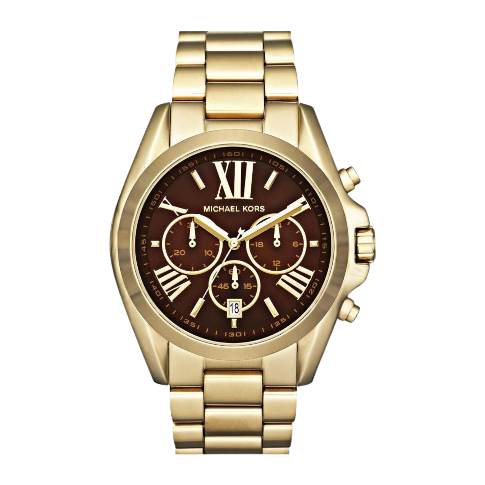 1.png Montre Michael Kors Doré/Chocolat