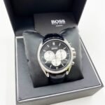 Montre HUGO BOSS HB-188 Cuir Noir – Image 2