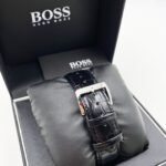 Montre HUGO BOSS HB-188 Cuir Noir – Image 6